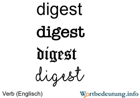 digest übersetzung|Digest .